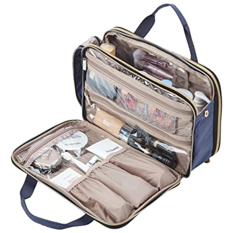 Title 3, Portable waterproof wash bag handbag with dry a...