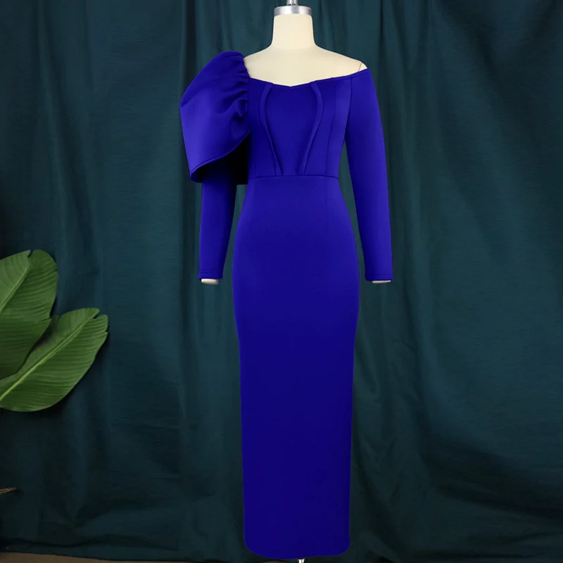 Asymmetric Design Sexy Hip-wrapped Dress Dress — photo 6