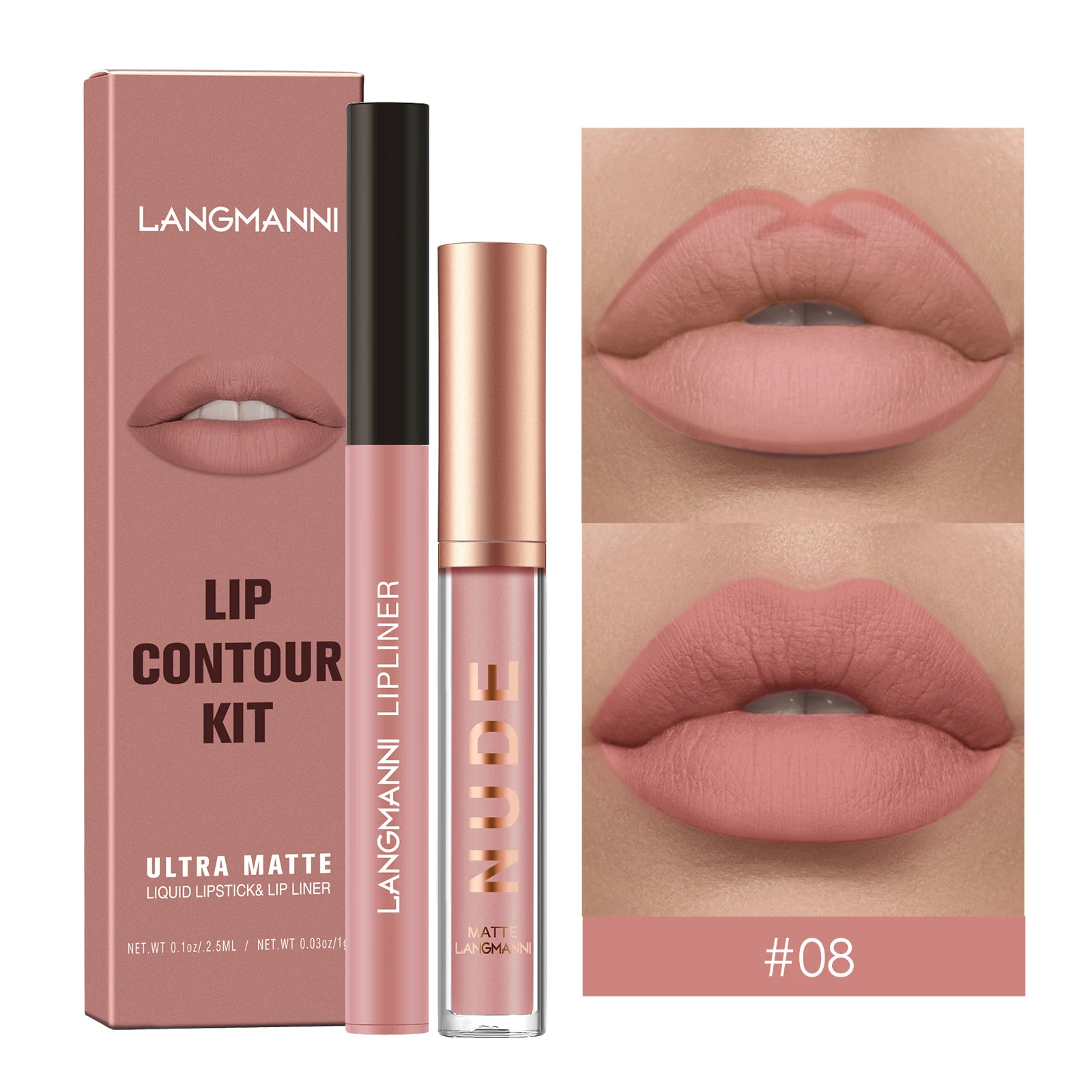 Make-up No Stain On Cup Matt Lipgloss Set – Kussfester Lippenstift, Matte Textur, Lang anhaltend, Perfekt für jeden Anlass — foto 12