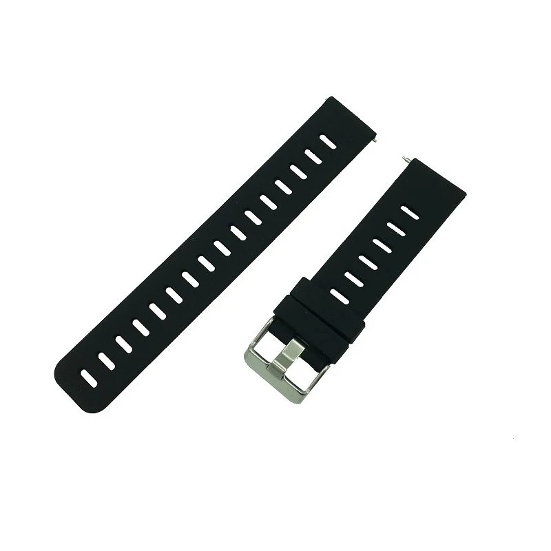 Title 2, Pure Color Silicone Strap For Smart Watch. Comf...
