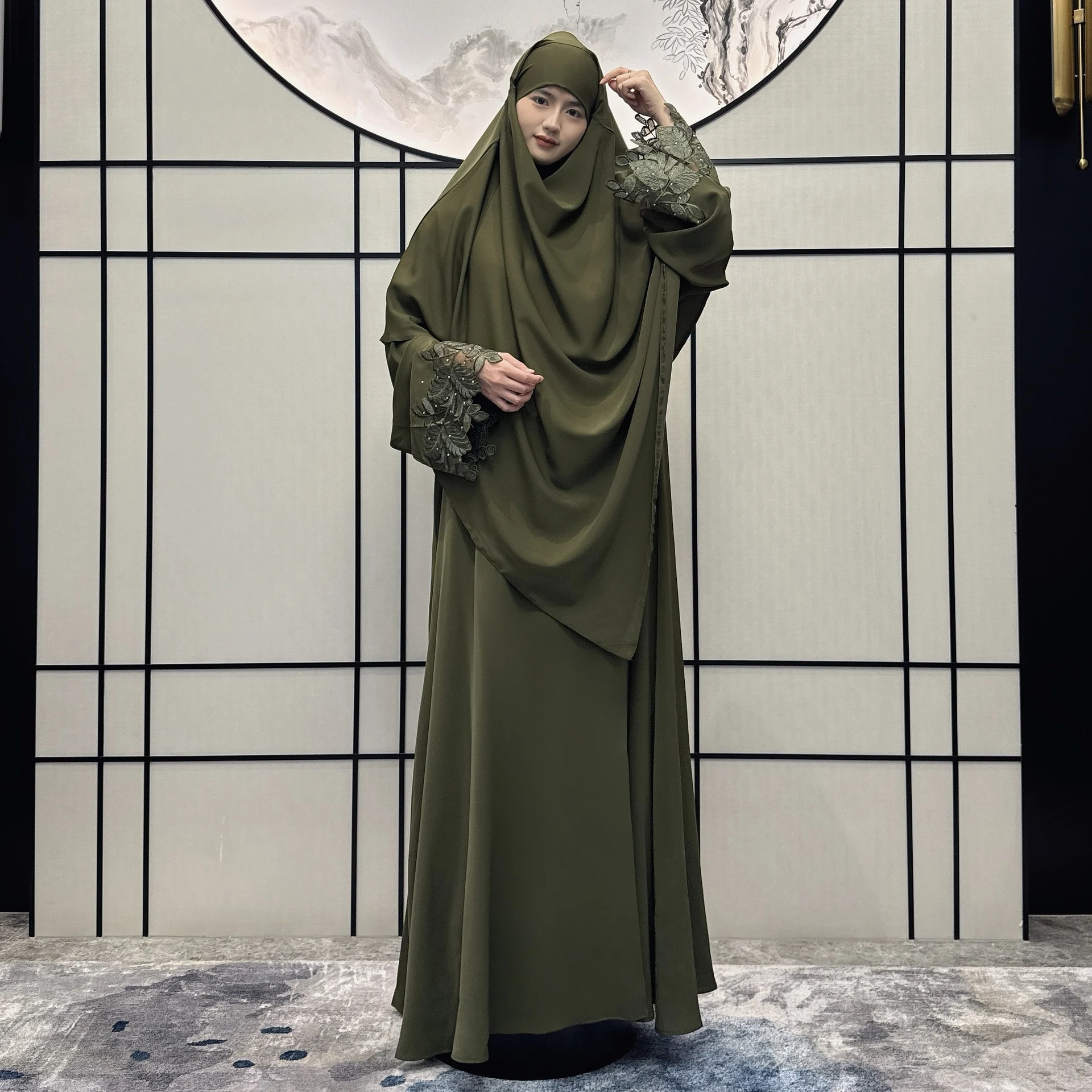 Title 13, Moda cor sólida feminina vestido robe terno
