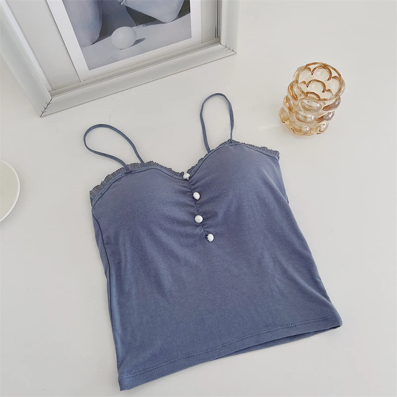 French small lace comfortable stretch vest for everyday wear, offering a flattering fit and all-day comfort and a touch — photo 9
