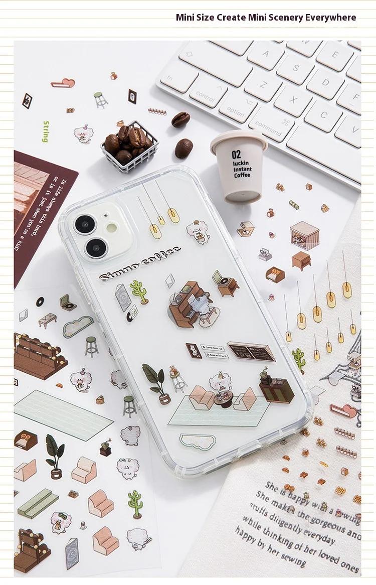 Title 11, Populaire 3D Stereo Hut Landschap Stickers. Tra...