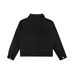 Jaqueta Polo Masculina Trabalho Outono Inverno Bolsos Múltiplos Zíper Solto Cor Sólida Casual Perfeita para o Dia a Dia — foto 2