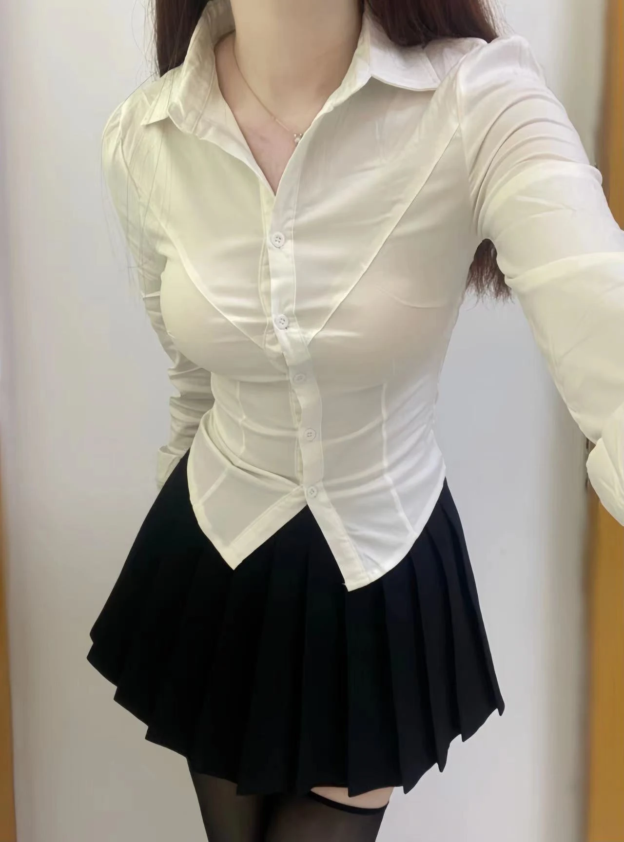 Title 6, Uniforme da donna elastica in vita superiore so...