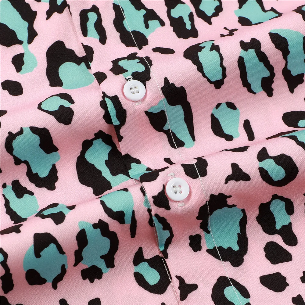 Camisas casuais outono inverno estilo Hong Kong estampadas manga longa para homens e mulheres. Conforto e estilo em uma só peça de roupa. — foto 2