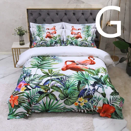 Title 7, Long-Staple Cotton Satin Digital Printed Peacoc...