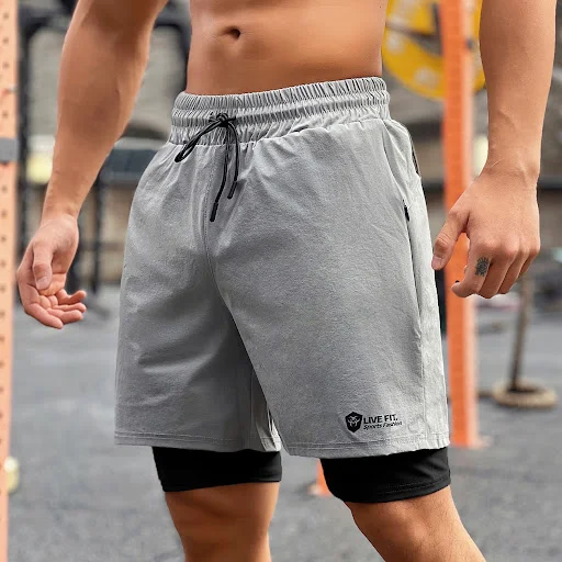 Title 9, Mens American Style Quick Drying Zippered Shorts