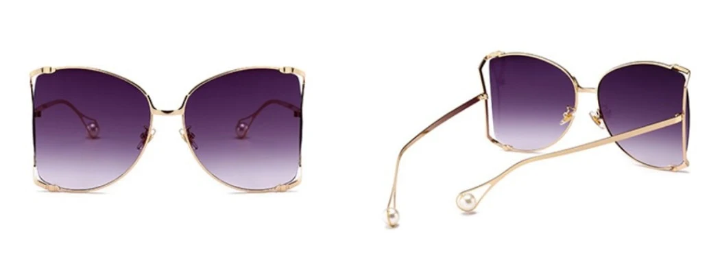 Title 7, Square Sunglasses Women Metal Frame Fashion