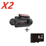 Black with 8G Memory card 2PC