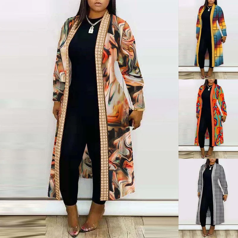 Title 5, Womens Long Sleeve Printed Cardigan Shawl, a s...