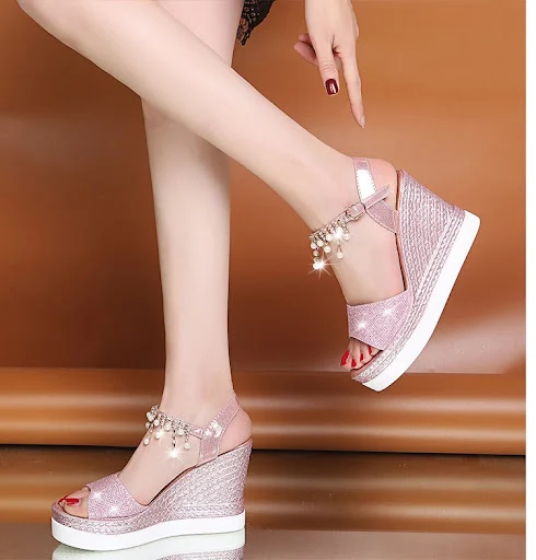 Title 26, Wedge Roman Sandals Platform Sandals Elevate yo...