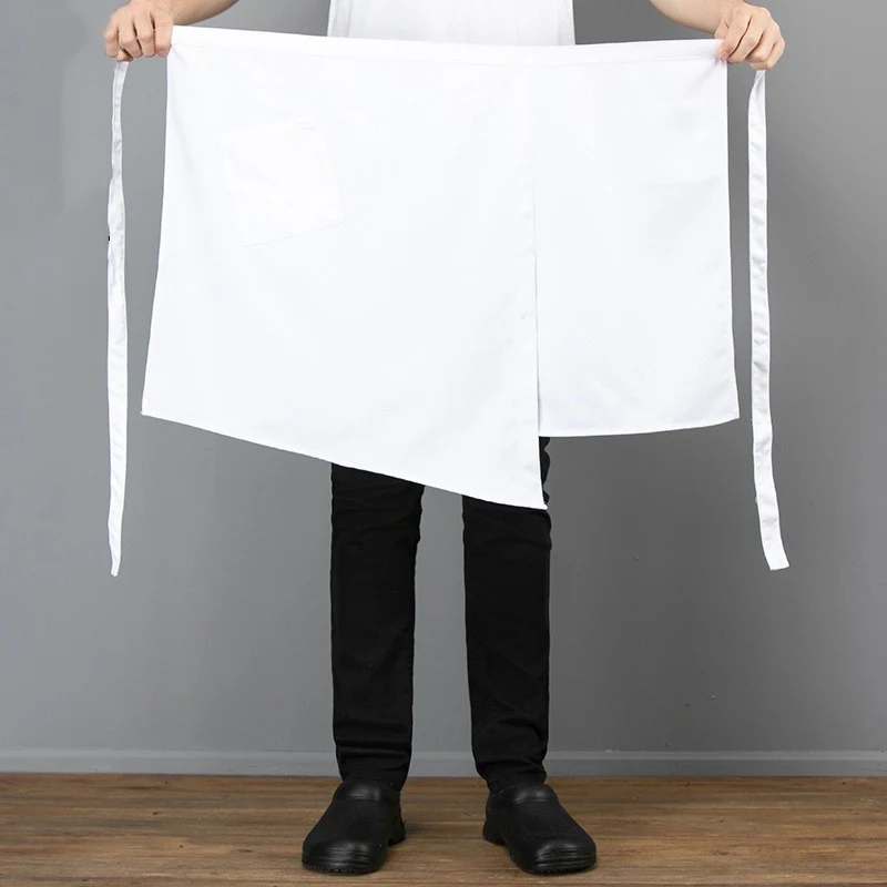 Title 6, Waiter Half-length Apron with Print and Embroid...