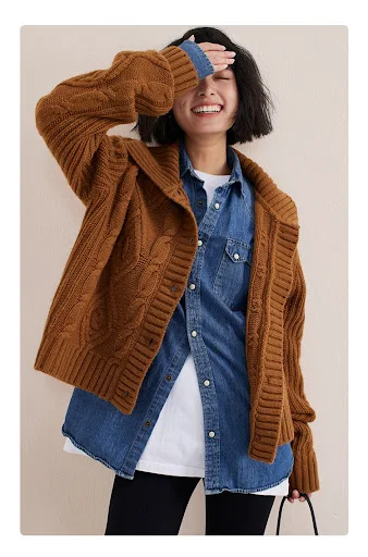 Title 10, Schwerindustrie-Pullover, verdickender Cardigan...