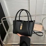 Borsa a spalla donna semplice e casual a secchiello, portatile. Perfetta per l'uso quotidiano, comoda e versatile per ogni occasione. — foto 3