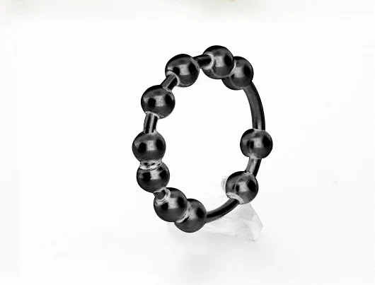 Anel de descompressão com contas giratórias em aço inoxidável para meditação. Alívio do estresse e foco a qualquer hora. — foto 2
