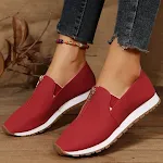 Zip Flats Shoes Comfortable Non Slip Loafers Women. Experience all-day comfort and safety with these stylish and practic — photo 10