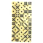 Pezzi di scacchi acrilici da 16 mm in stock, accessori per giochi, dadi in plastica all'ingrosso, chip da gioco. — foto 6