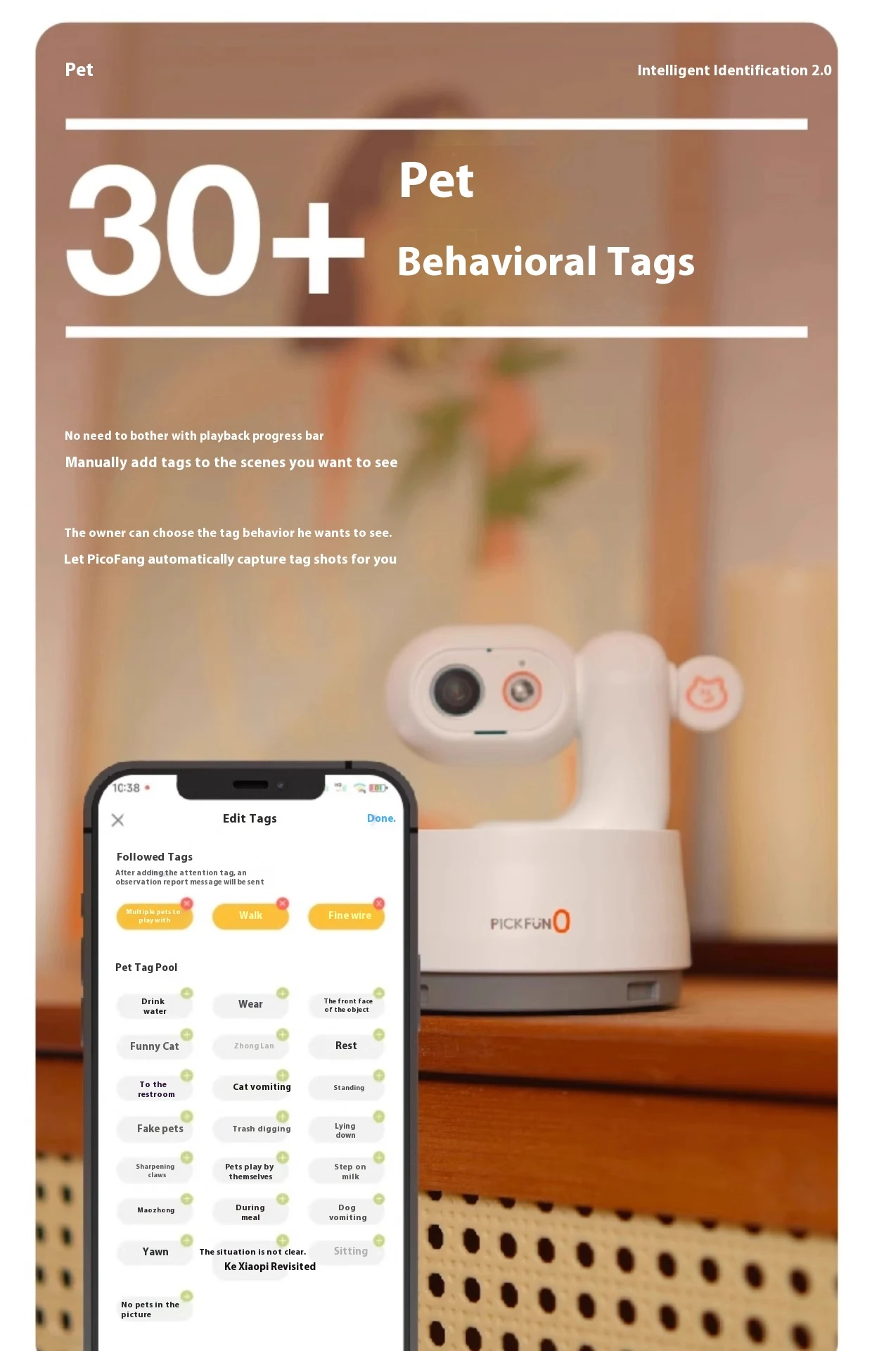 Title 7, Pet Home Smart Monitoring with Mobile Phone Rem...