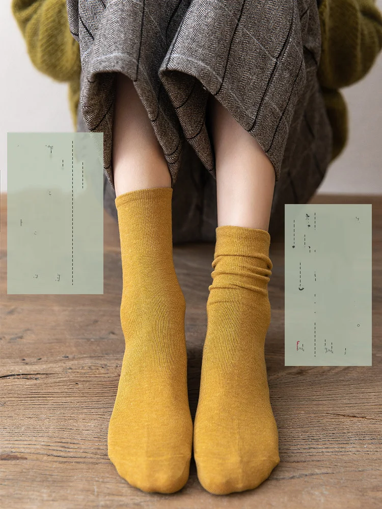 Title 1, Womens socks for spring, autumn, and winter. K...