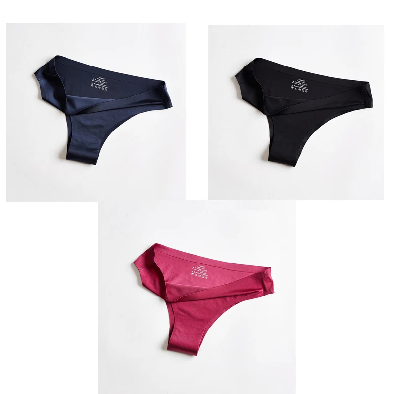 Title 10, Dames Ice Silk naadloze slip, lage taille, eend...