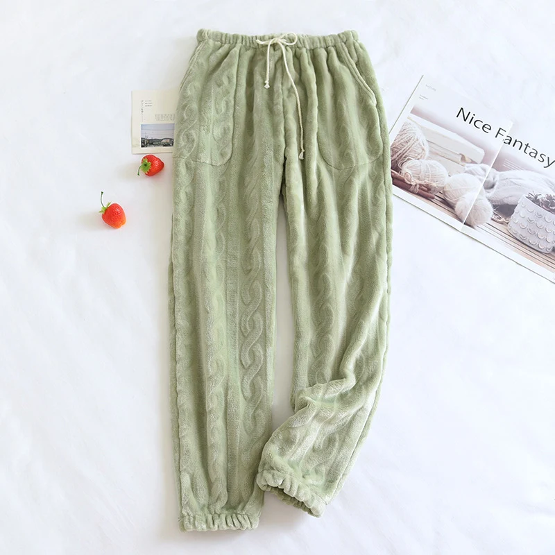 Plus Size Loose Women's Pajama Pants, Comfortable Home Trousers, perfect for lounging at home, offering a relaxed and co — photo 12