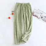 Plus Size Loose Women's Pajama Pants, Comfortable Home Trousers, perfect for lounging at home, offering a relaxed and co — photo 12