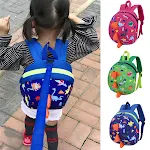 Zaino per bambini con guinzaglio per bimbi 1-3 anni, maschi e femmine, anti smarrimento, adorabile zainetto scolastico. — foto 1