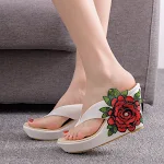White with red