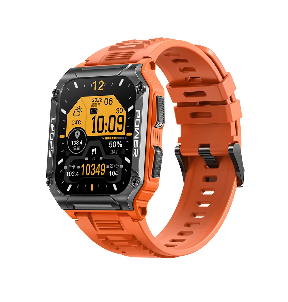 Smartwatch com tela de 1.95", Bluetooth para chamadas, bússola integrada e monitoramento de saúde. Conecte-se com estilo e praticidade. — foto 3