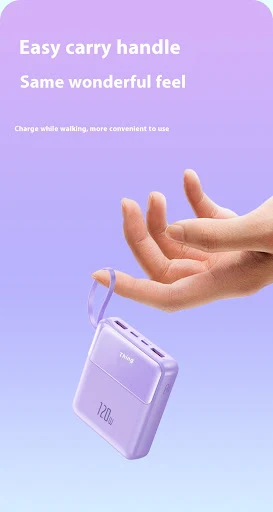 Title 5, Mini power bank z wyświetlaczem cyfrowym z supe...