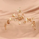 Tiara Coroa Antiga Acessórios para cabeça Adicione brilho e sofisticação a noivas e eventos especiais. Um toque de realeza para você — foto 7