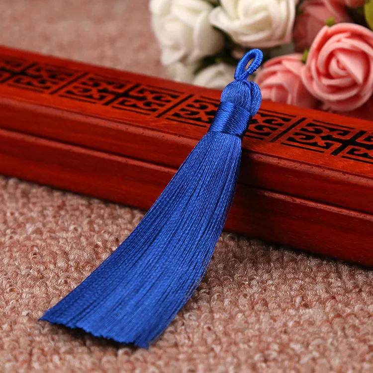 Çin Düğümü Kitap Ayracı, polyester, yapay buz ipeği, bobin püskül, okuma keyfinizi artıran dayanıklı ve zarif bir aksesuar. — Fotoğraf 14