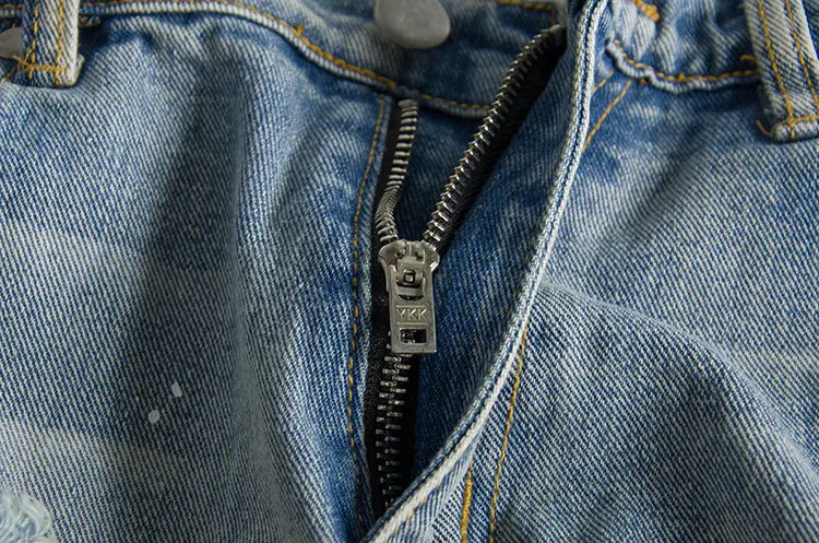 Modieuze denim shorts voor heren, casual stijl, comfortabele pasvorm, ideaal voor de zomer, perfect voor dagelijks gebruik en vrije tijd — foto 11