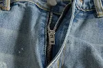 Modieuze denim shorts voor heren, casual stijl, comfortabele pasvorm, ideaal voor de zomer, perfect voor dagelijks gebruik en vrije tijd — foto 11