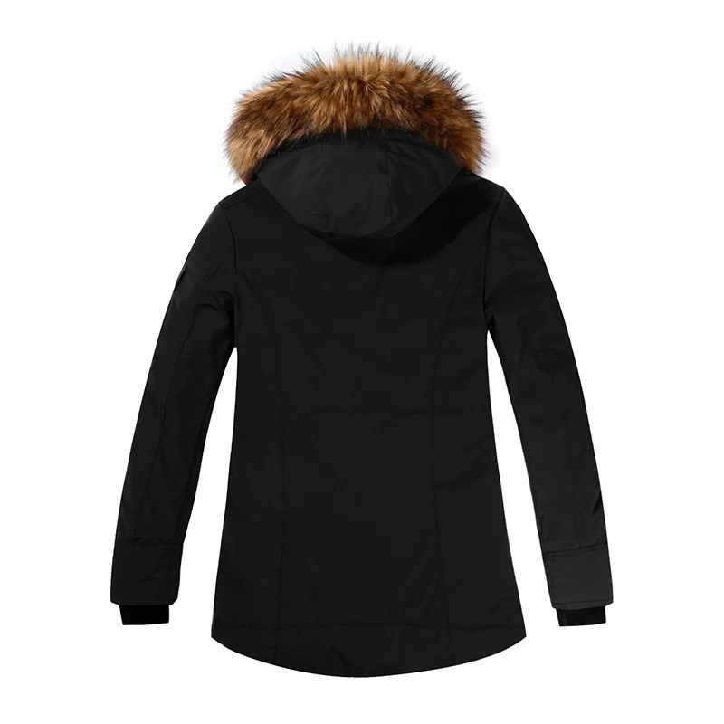 Title 7, Mens Large Fur Collar Cotton Jacket – Warm win...