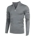 Camisa Polo Manga Longa Gola Alta Comércio Exterior Estilo Europeu Americano T-Shirt Base Conforto e Elegância — foto 5