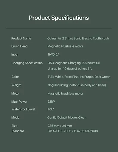 Title 16, Electric toothbrush with three fast charging mo...