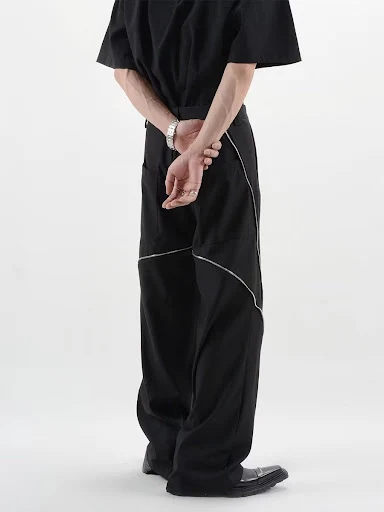 Title 12, Pantalones Casuales Rectos Avanzados Los Trouse...