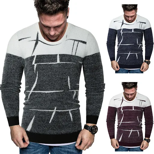 Title 4, Gedruckter Crew Neck Pullover Pullover