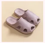 Baotou Hollow Home Slippers Summer Fashion Litchi Pattern Soft Sole Anti-Slip Floor Bathroom Slipper Women Men Comfortab — photo 7