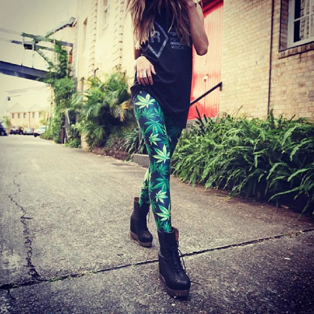 Title 3, Maple Leaf Sky Digital Printing Pants, comforta...