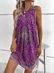 Women's Clothing Sleeveless Printed National Fashion Dress — photo 7