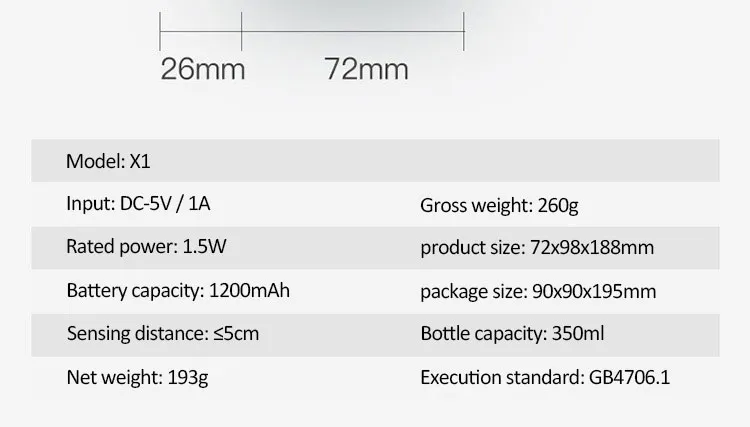 Title 12, Touch-free electric soap dispenser for effortle...