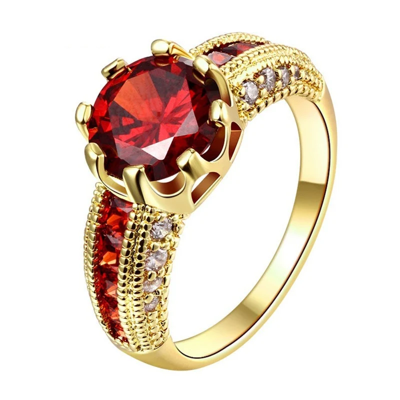 Anel de casal com zircônia e strass, personalidade fashion. Joia romântica para ele e ela. Presente perfeito e estiloso. — foto 11