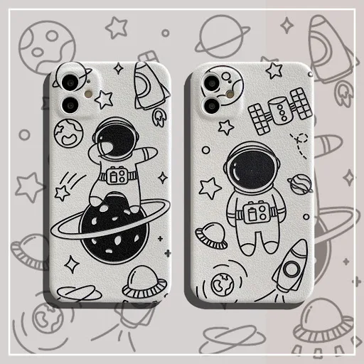 Title 4, Astronaut Phone Case Compatible with Apple. Out...