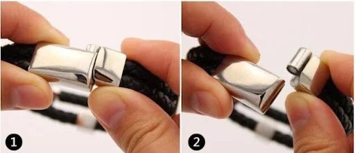 Title 4, Pulseira de couro personalizada de estilo trançado