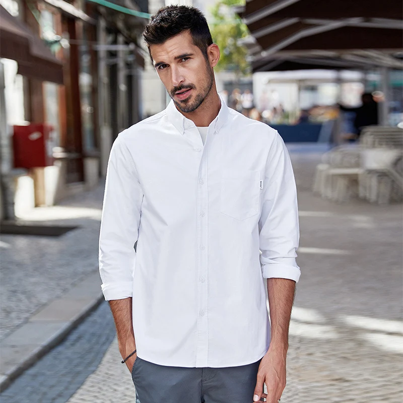 Title 3, Mens Autumn Simple Casual Business Cotton Shir...
