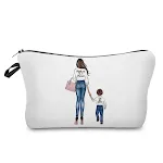 Necessaire estampada mãe e filha, armazenamento e portátil. Mantenha seus cosméticos organizados e leve-os com você com estilo e praticidade. — foto 14