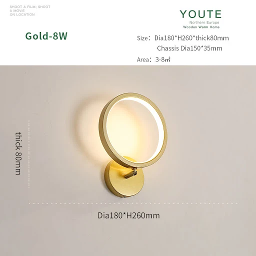 Title 5, Moderne LED wandlamp voor gangen en entrees. St...